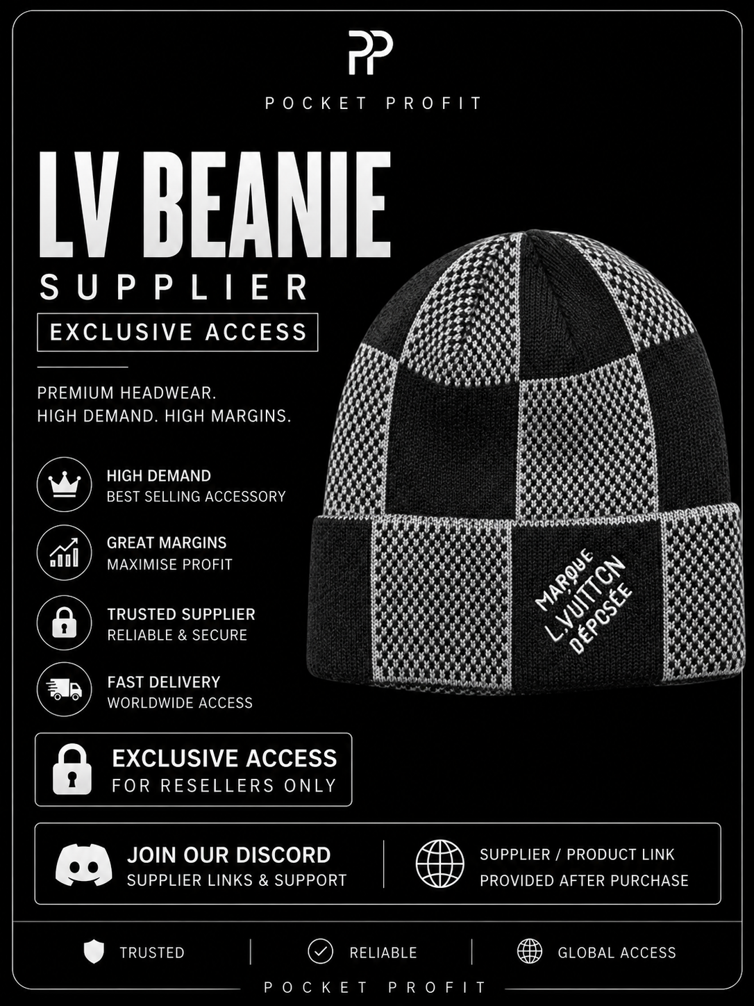 LV Beanie Supplier