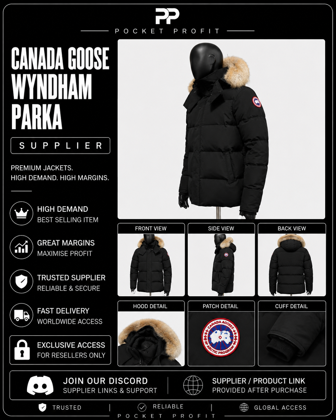 Canada Goose WYNDHAM Supplier