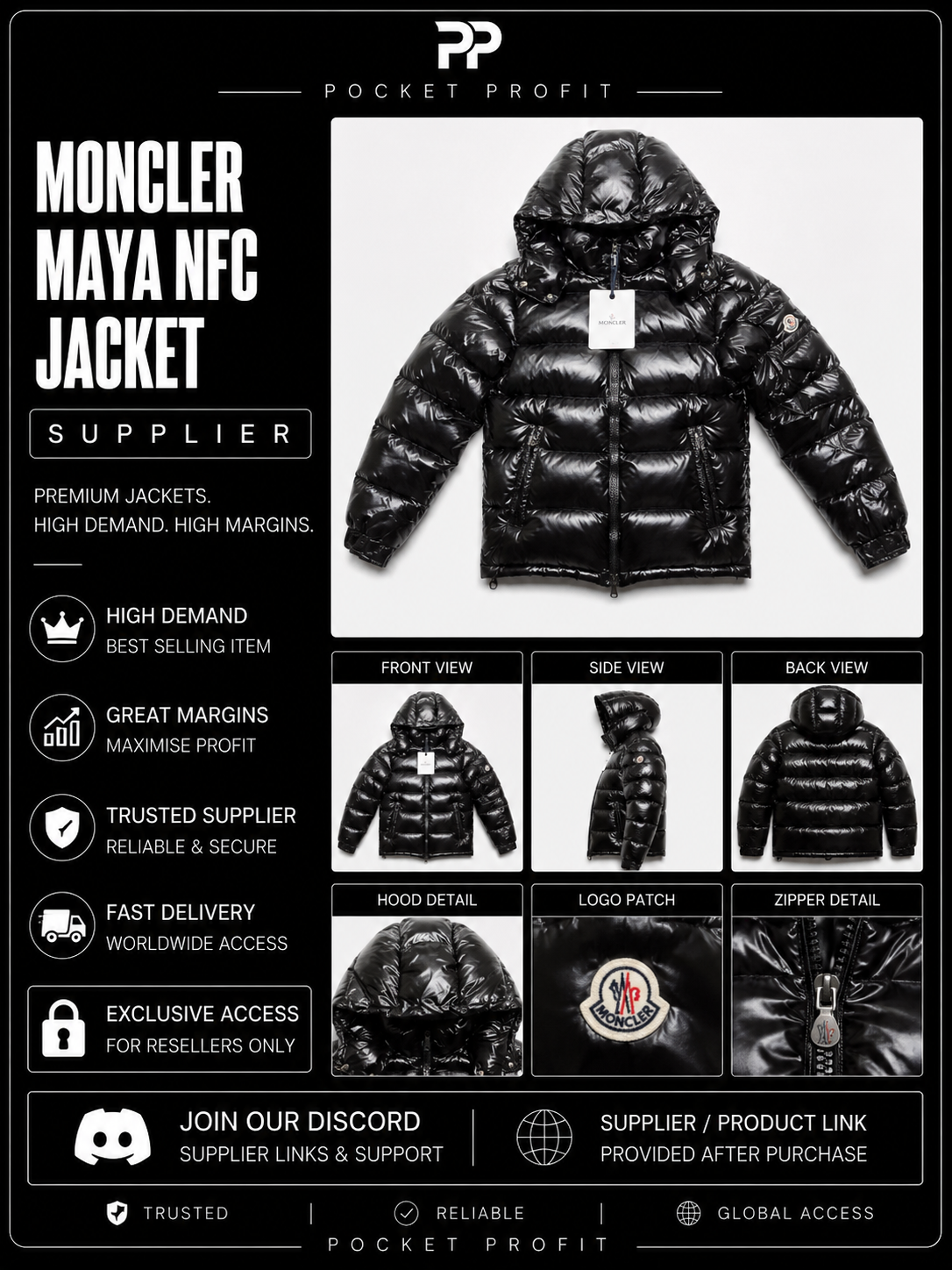 Moncler MAYA NFC Supplier