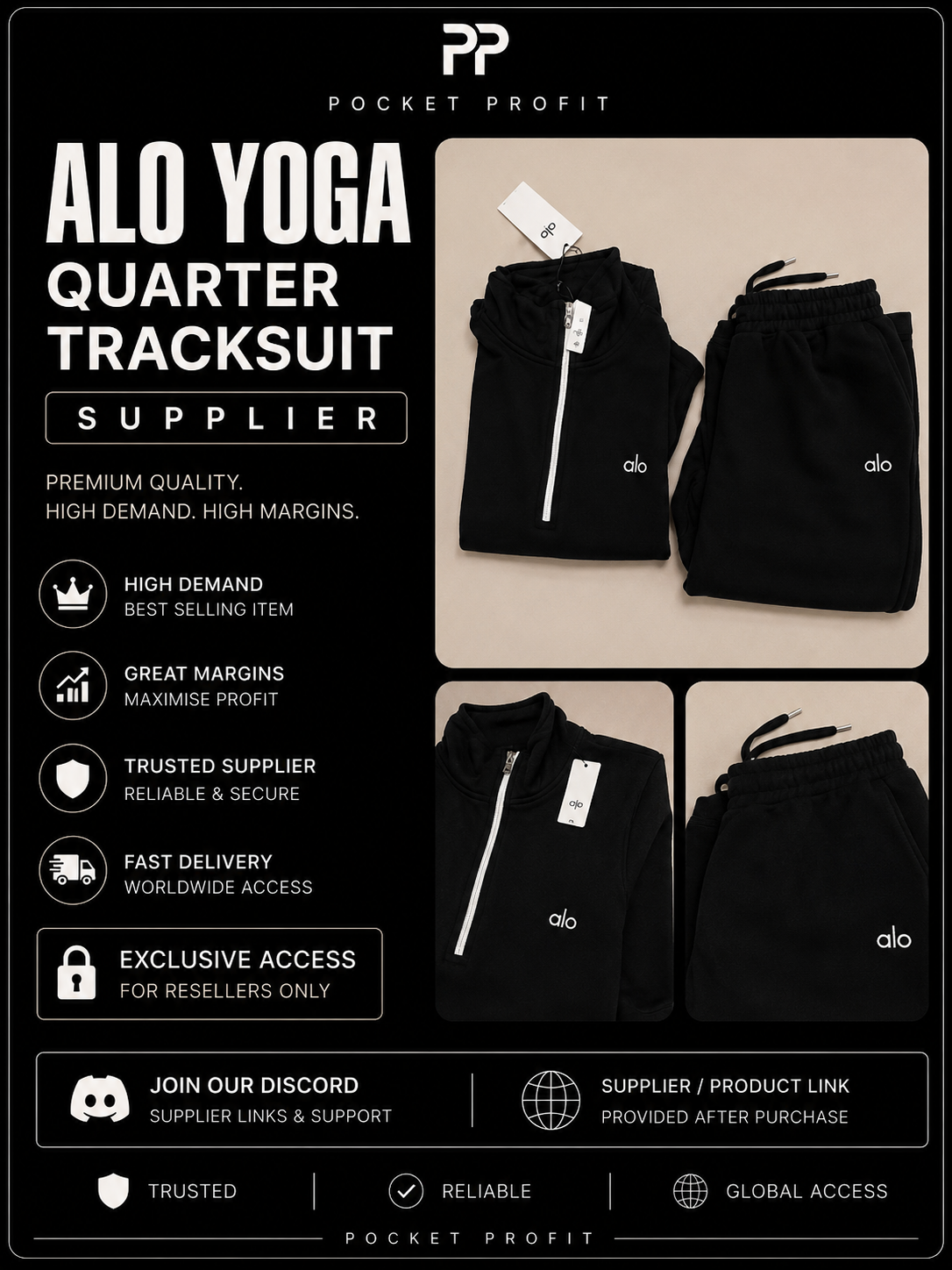 Alo Yoga Quarter Tracksuit Supplier