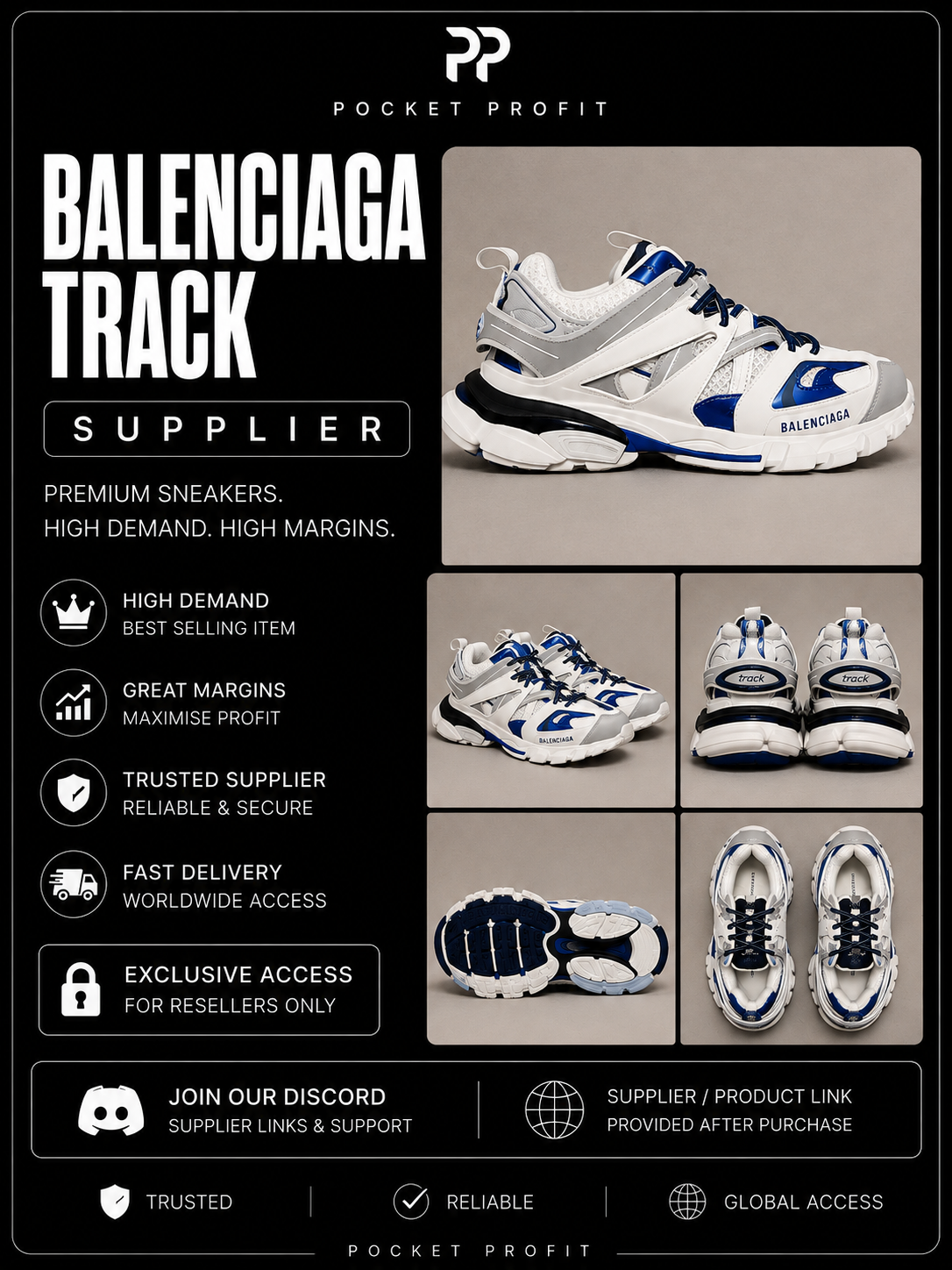 Balenciaga Track Supplier