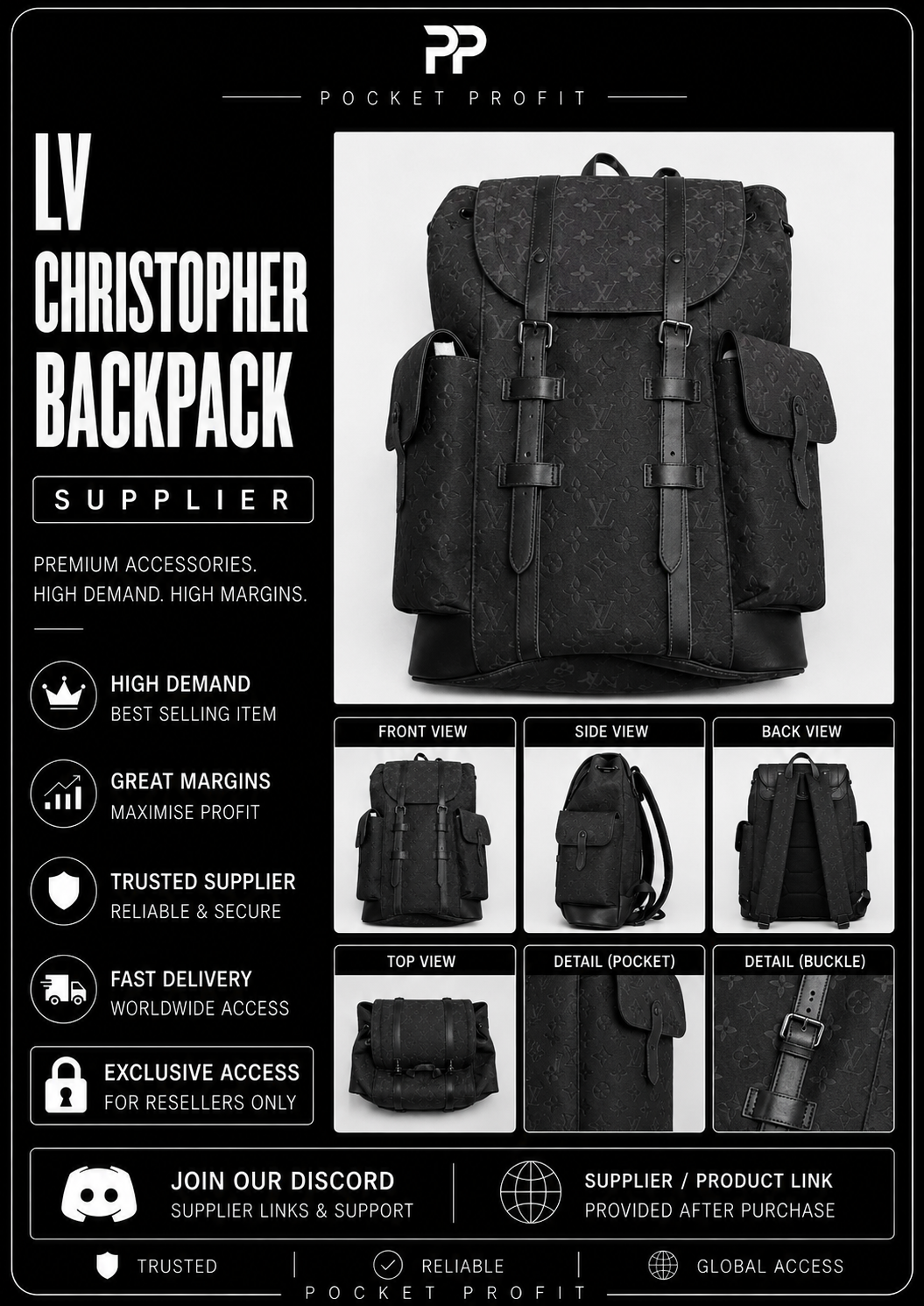 LV Christopher Backpack Supplier